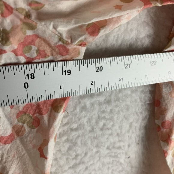 Gap Shirt Women's Medium Pink Polka Dot 100% Cotton Long Sleeve‎ Button Up 7924 - Picture 5 of 7